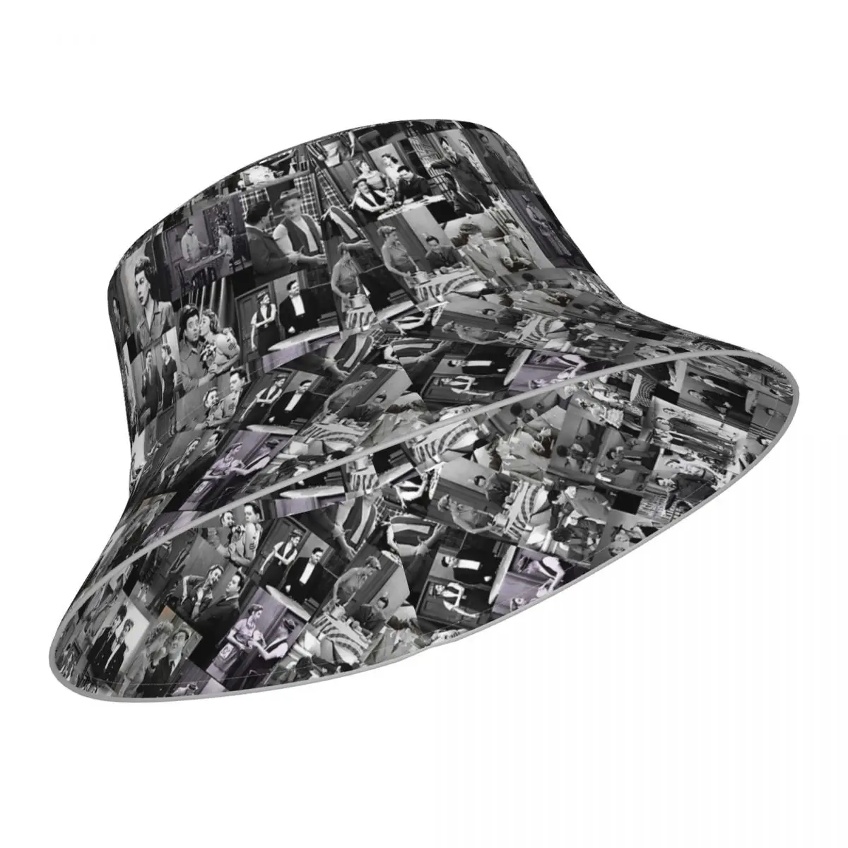 The Honeymooners reflective Bucket Hat Men Women Bucket Hat Outdoor Sunscreen Beach Hat Sun Hiking Fishing Cap