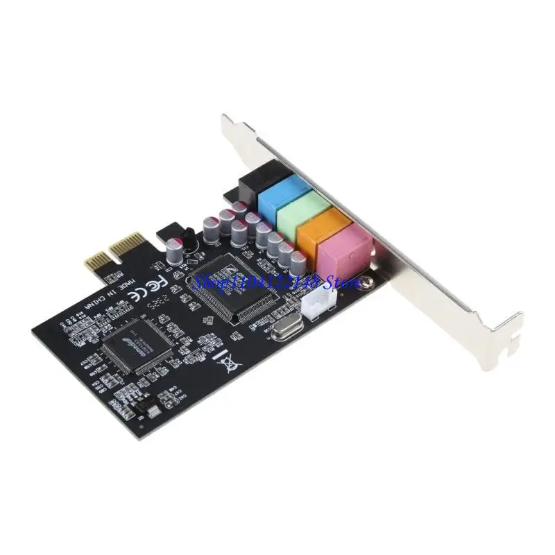 P9FA PCIe Sound Card 5.1 Kartu Internal Stereo PCI-E Kartu 32/64 Bit PCI Untuk Kartu PC Ekspres CMI8738