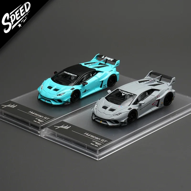 

King LBWK Huracan 1:64 Коллекция моделей автомобилей Игрушка с открытым капюшоном, литая под давлением диорама