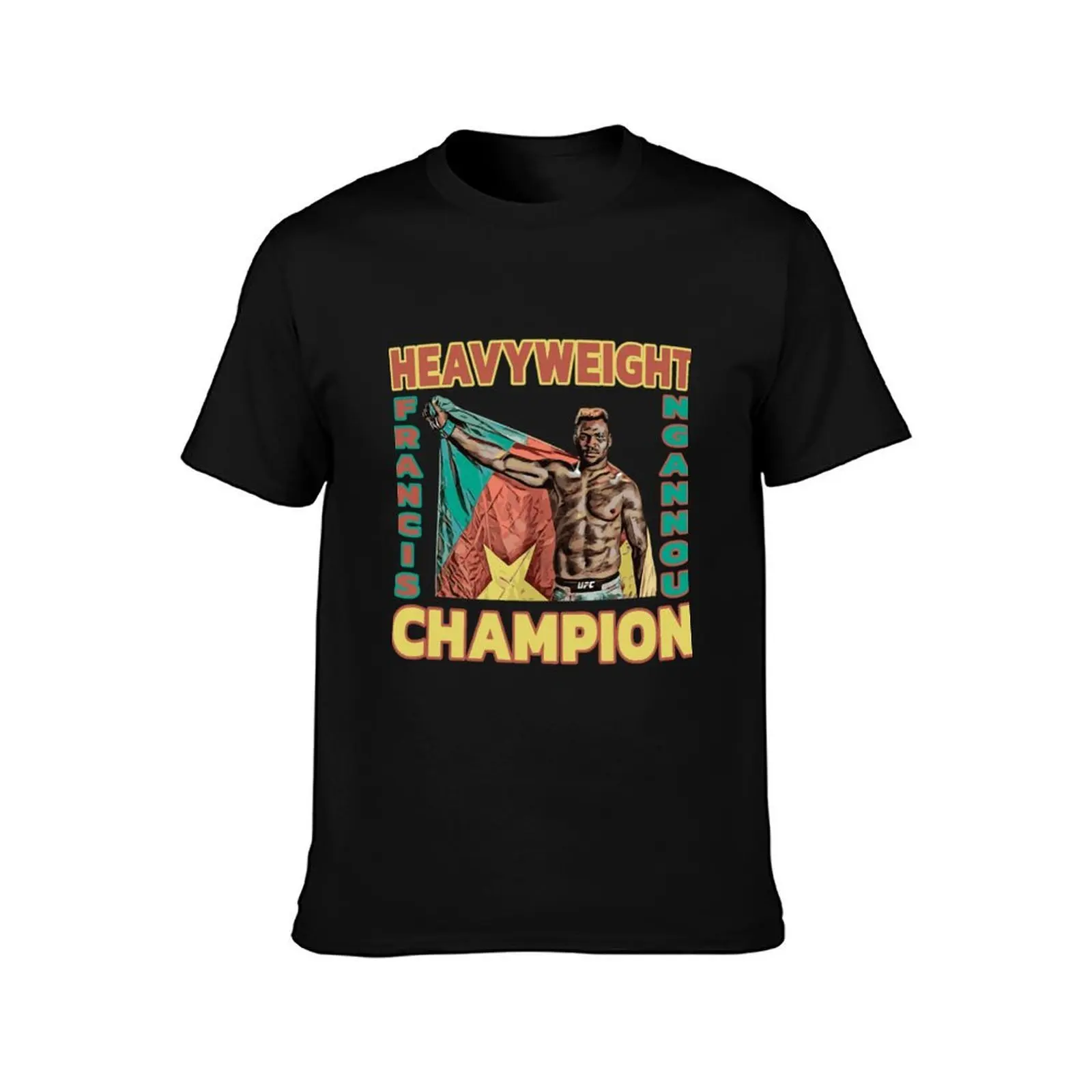 Francis Ngannou Heavyweight Men T Shirt man t shirts graphic