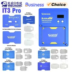 MECHANIC iT3 pro piattaforma di preriscaldamento intelligente per iPhone X-15 PRO MAX scheda madre Chip a strati BGA Stencil/riparazione a matrice di punti