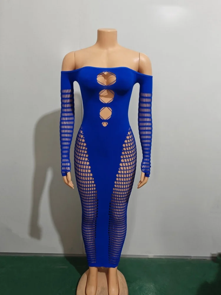 Wmstar Jumpsuit Vrouwen Groothandel Hol Sexy See Through Club Outfits Nieuwe Stijl Mode Een Stuk Sets Dameskleding 2025