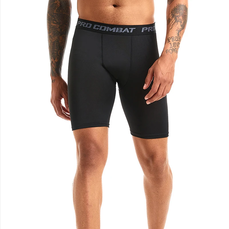 3er-Pack Herren-Kompressions-Shorts, schnelltrocknend, atmungsaktiv, eng anliegend, für Sport, Freizeit, Fitnessstudio, Training, Laufen, Sportbekleidung – Detail 1