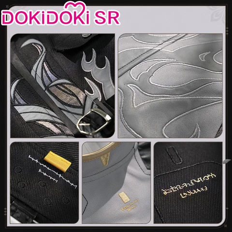 : Костюм для косплея Роуэра из игры Wuthering Waves DokiDoki-SR, мужской костюм Роуэра для косплея, металлические аксессуары