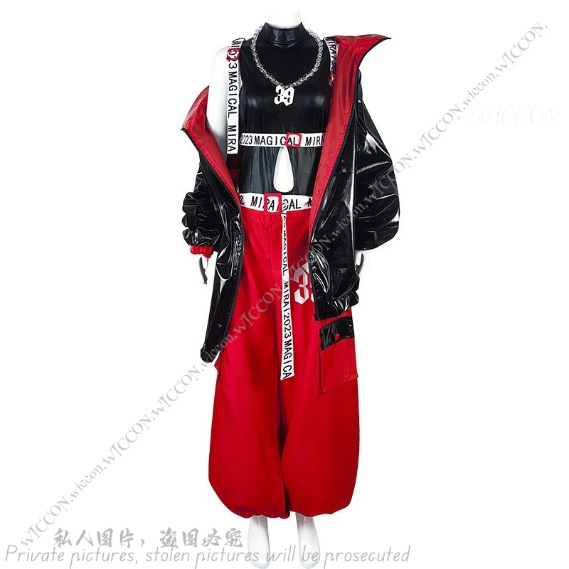 mikuku Stage Cosplay Costume Woman Halloween Costume mikku Magical Future Role Play Cos PJSK Comic-Con Festivals Fancy Kawaii