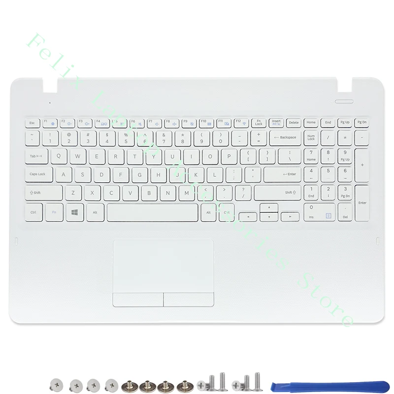 Para NP300E5K NP300E5M NP3500EM NP300E5L nueva cubierta trasera LCD para portátil/bisel frontal/cubierta de bisagras/reposamanos/cubierta inferior para teclado