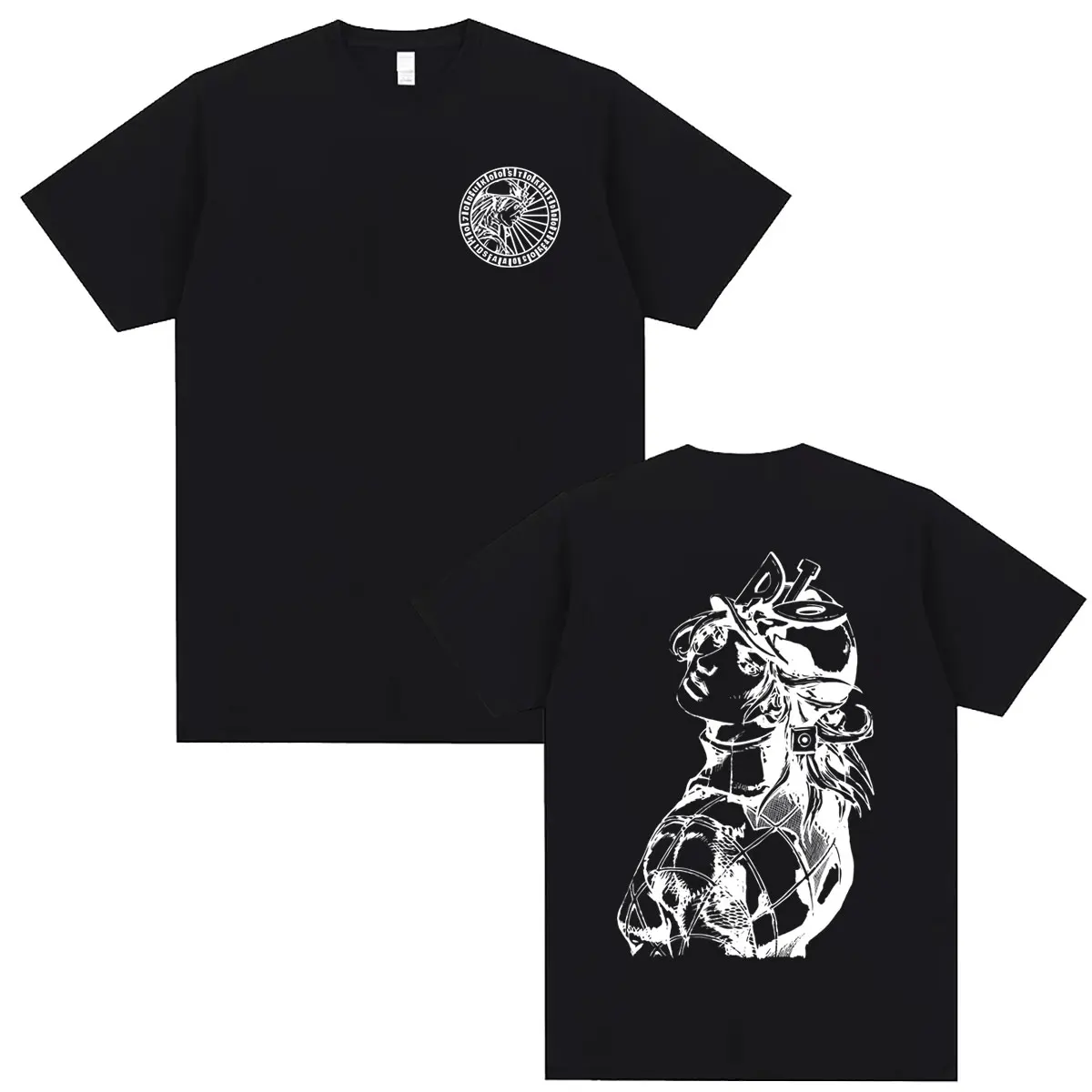 Anime Jojo Bizarre Adventure Steel Ball Run T-Shirt Retro Manga Diego Brando T-Shirts Sommer Herren Casual Vintage Übergroßes T-Shirt