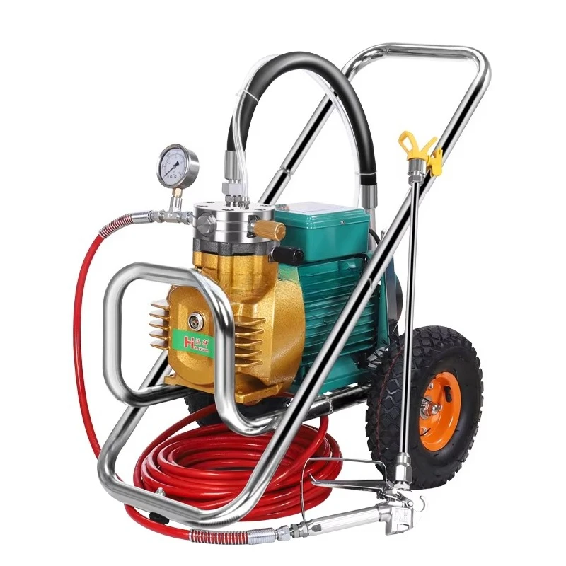 High Pressure Airless Spraying Machine, High-power Paint Spray Gun  Emulsion Paint Multi-functional Painting Sprayer