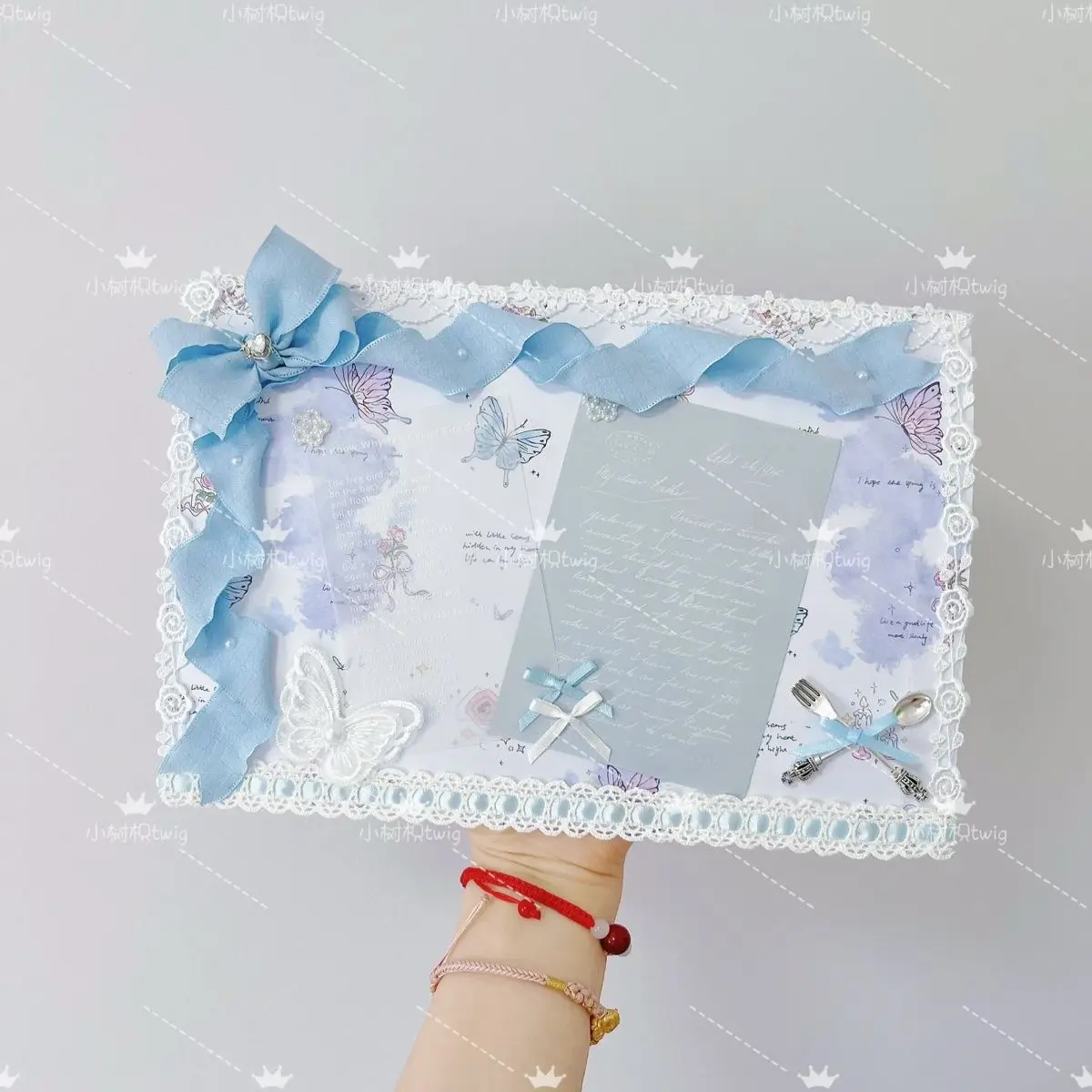 

2025 luxury goods display Card Holder Insert Board badge Decorative Organizer Board ita bag bow Lace Backplate Accessories