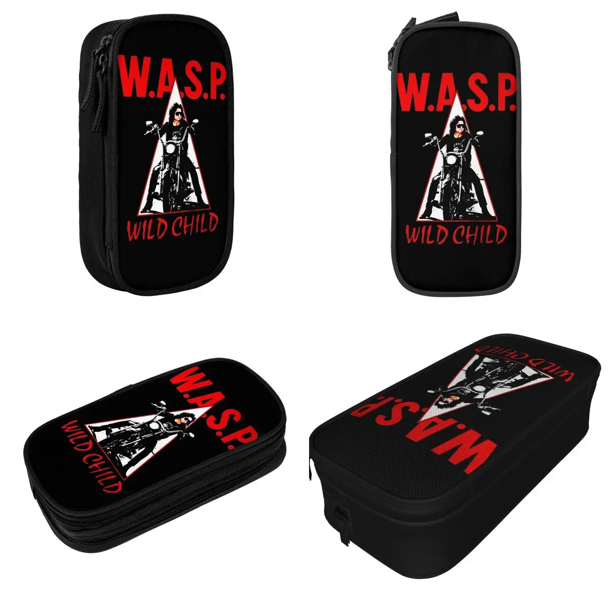 Lovely Band W.a.s.p.heavy Metal Pencil Case Pencilcases Pen Kids Big Capacity Bag School Supplies Gift Stationery