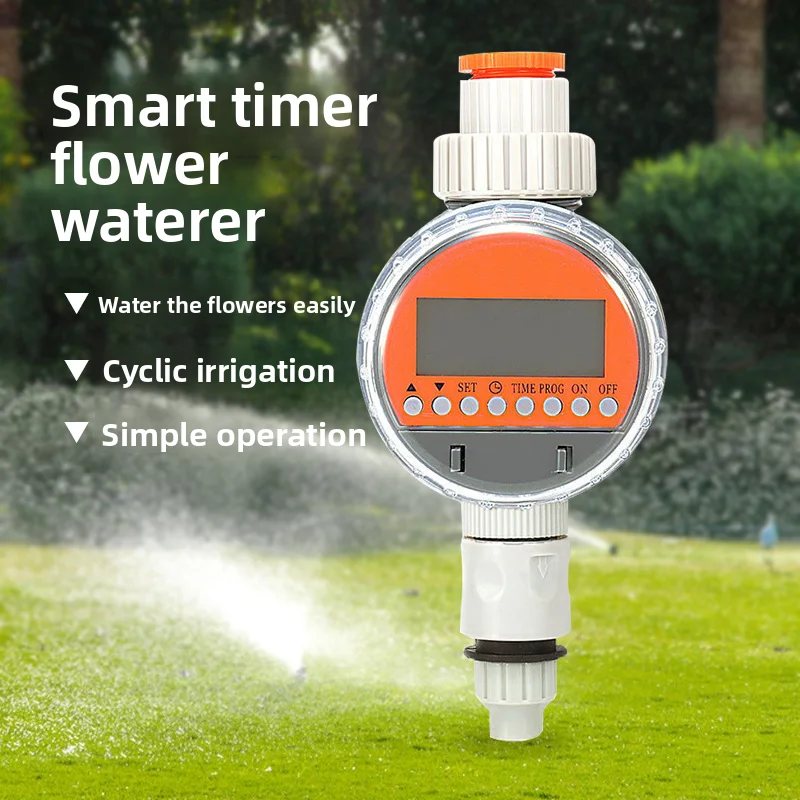 1PCS Sub Irrigation Controller Pressureless Operation Electronic Ball Valve Horticultural Irrigation Tool Timer