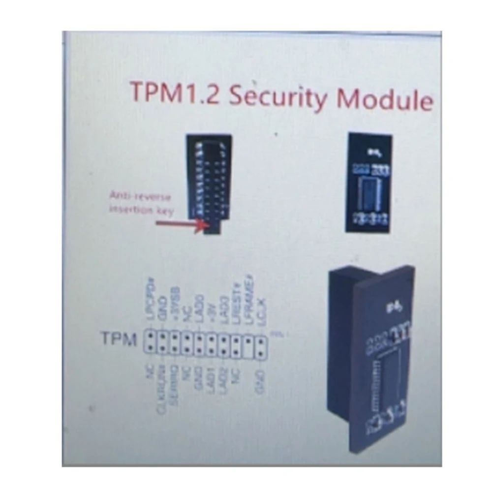 Modulo di sicurezza professionale TPM 2.0 SPI 12PIN /LPC 12pin 14pin 20pin per la piattaforma della scheda madre di GIGABYTE GC-TPM20