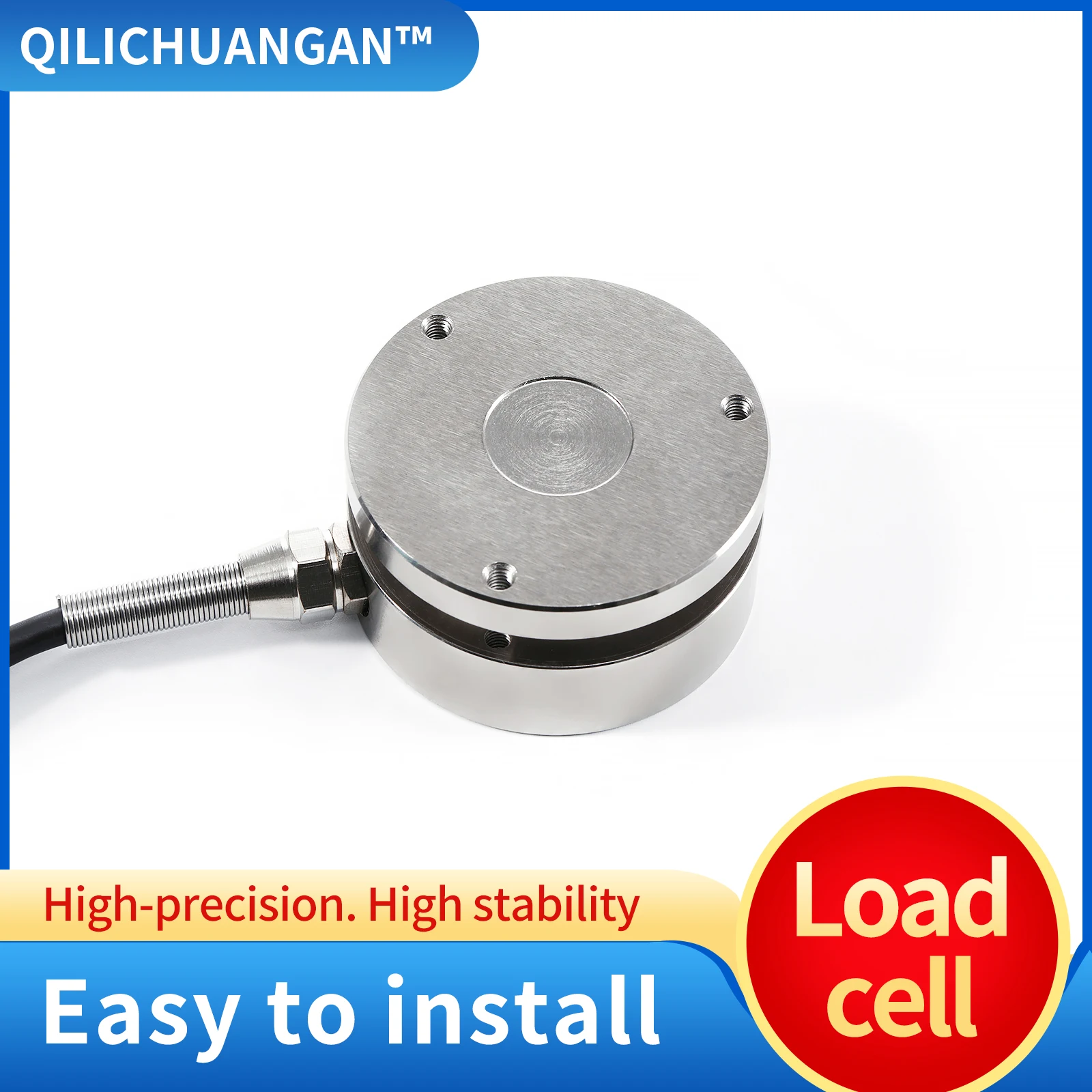 Micro Load Cell Sensor Test Compression Weight Pressure Force Sensor for Scale Range 10 20 30 50 100 200 300 500KG 1T 2T 3T 5T