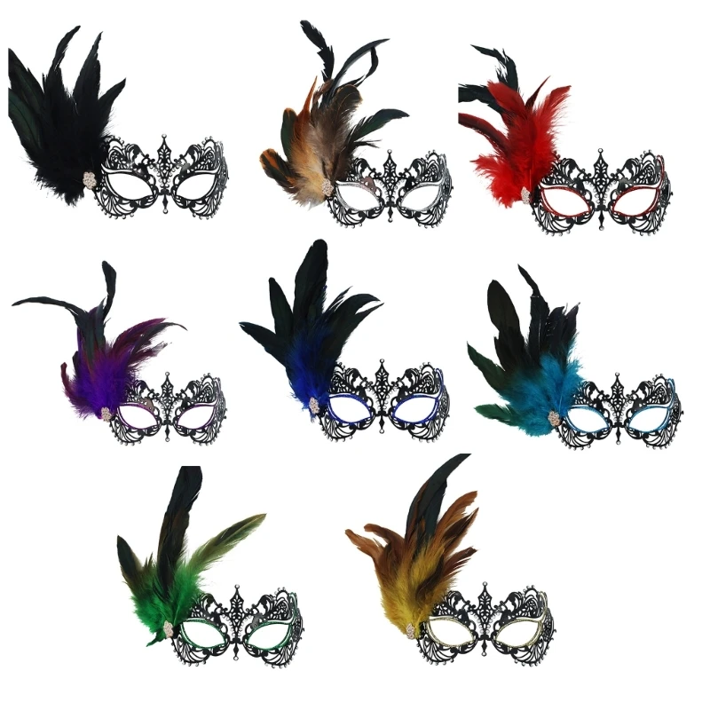 Maska imprezowa koronkowa maska ​​na oczy maska ​​Mardi Gras dżetów maska ​​na bal maskowy, maska ​​wenecka Halloween karnawał zaopatrzenie firm