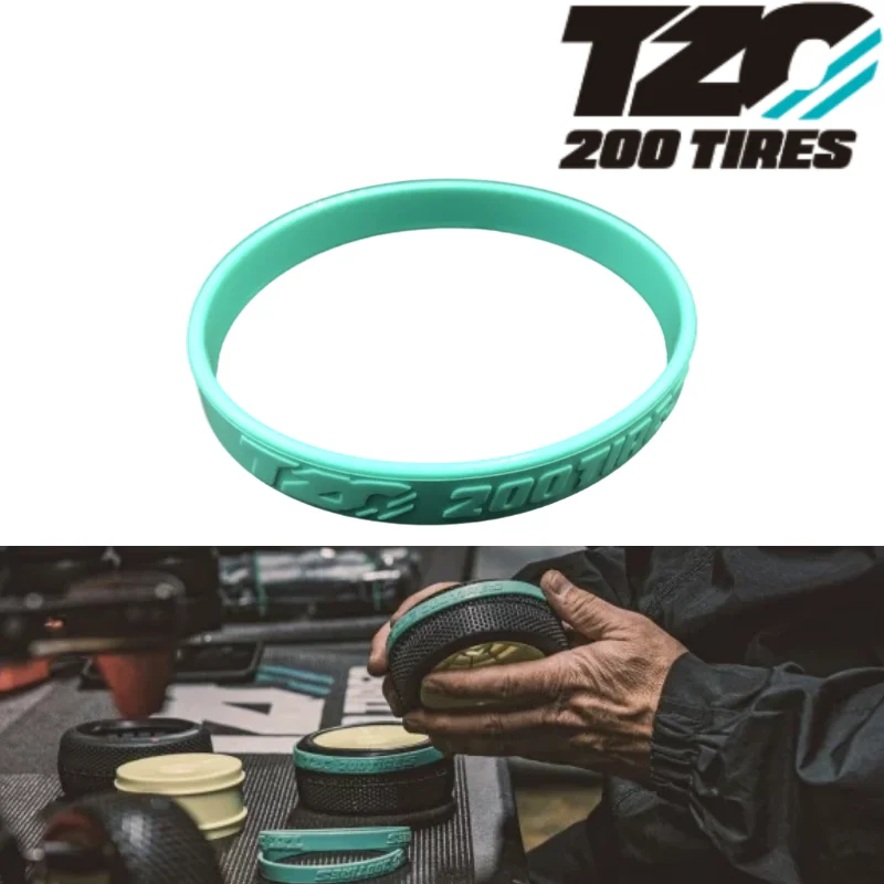 TZO RC 1/8 bandas de pegamento para neumáticos, anillo adhesivo para neumáticos, fuerte elasticidad para 1/8 1/10 RC Buggy Truggy Monster Truck