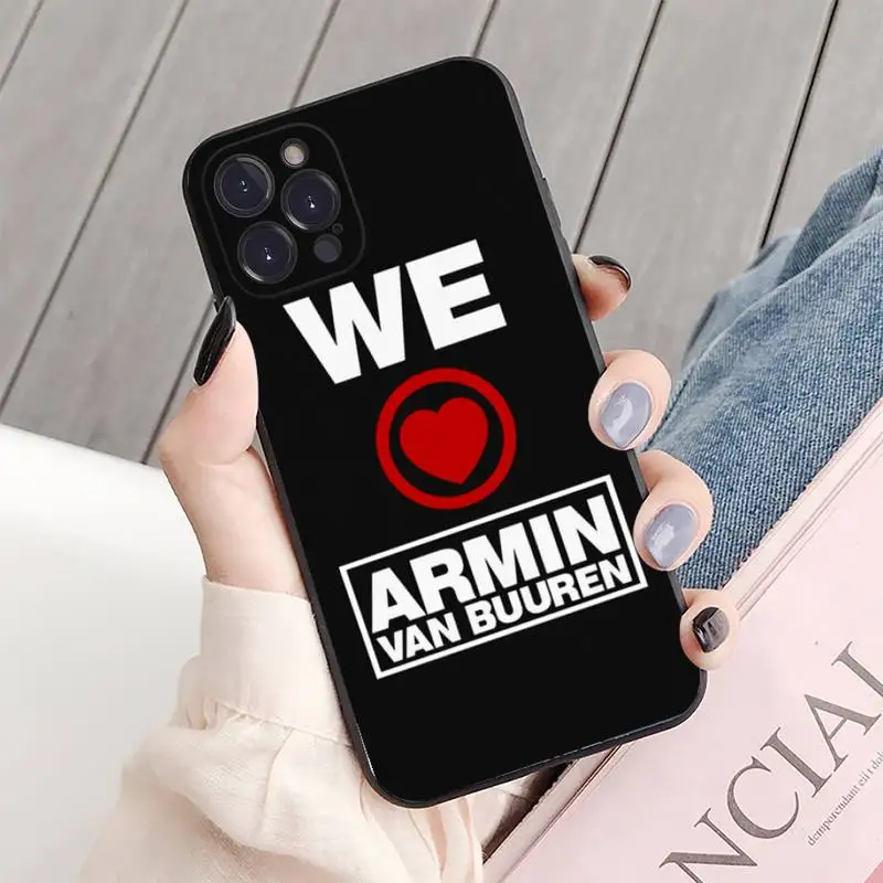 Armin van Buuren DJ Phone Case For iPhone 14 11 12 13 Mini Pro XS Max Cover 6 7 8 Plus X XR SE 2020 Funda Shell