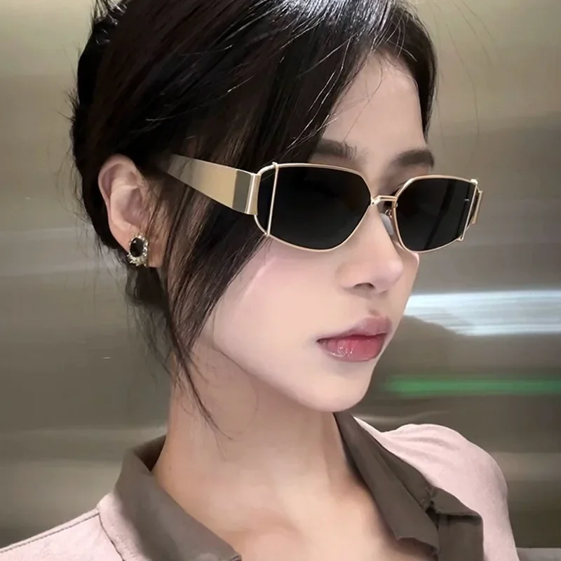 

Vintage Oval Women Sunglasses Men's Luxury Metal Frame Round Sun Glasses Classic Casual Outdoor Sun Shades