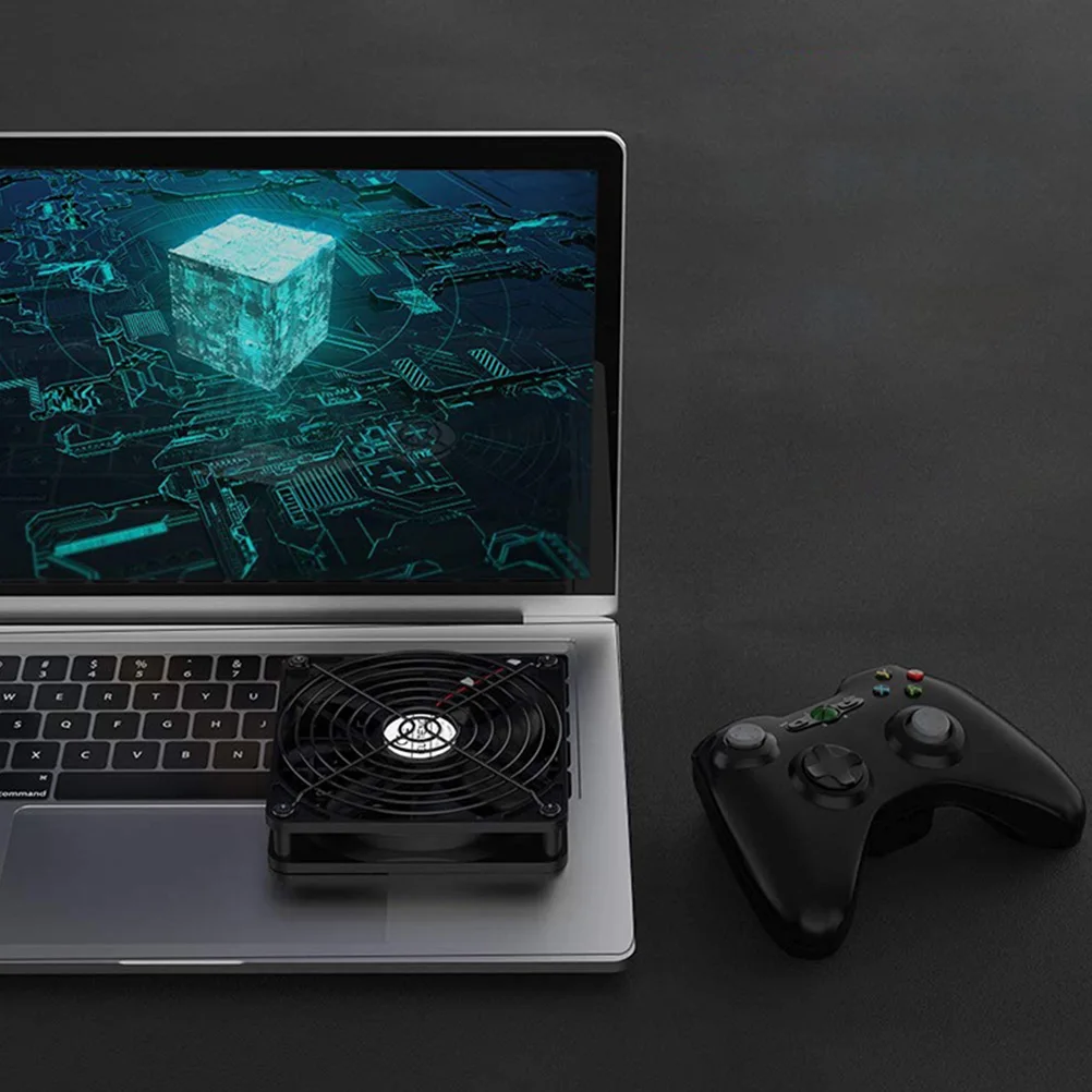 Kipas Pendingin 12 Cm untuk Router Casing Komputer USB Pendingin Bisu Plastik Portabel Pendingin Radiator Router Efisien Komputer