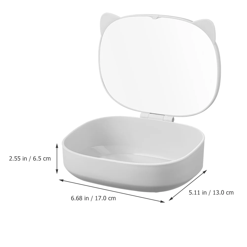

Portable Accessories Box Small Organizer With Lid Holder Travel Jewelry Lightweight Pp Material For Earrings
