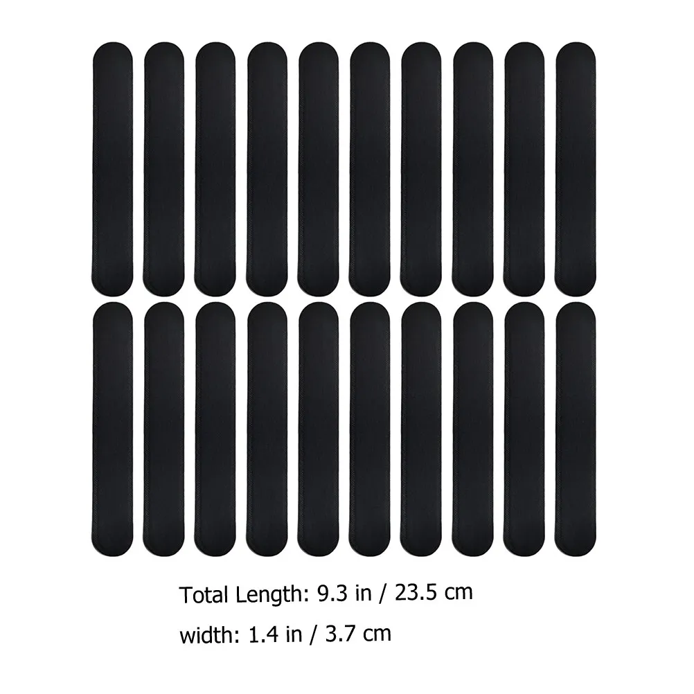 20Pcs Sweat Absorbing Pads for Hats and Shirts Non-Woven Adhesive Hat Liner Pads Quick-Dry Odor-Eliminating Disposable Sweat