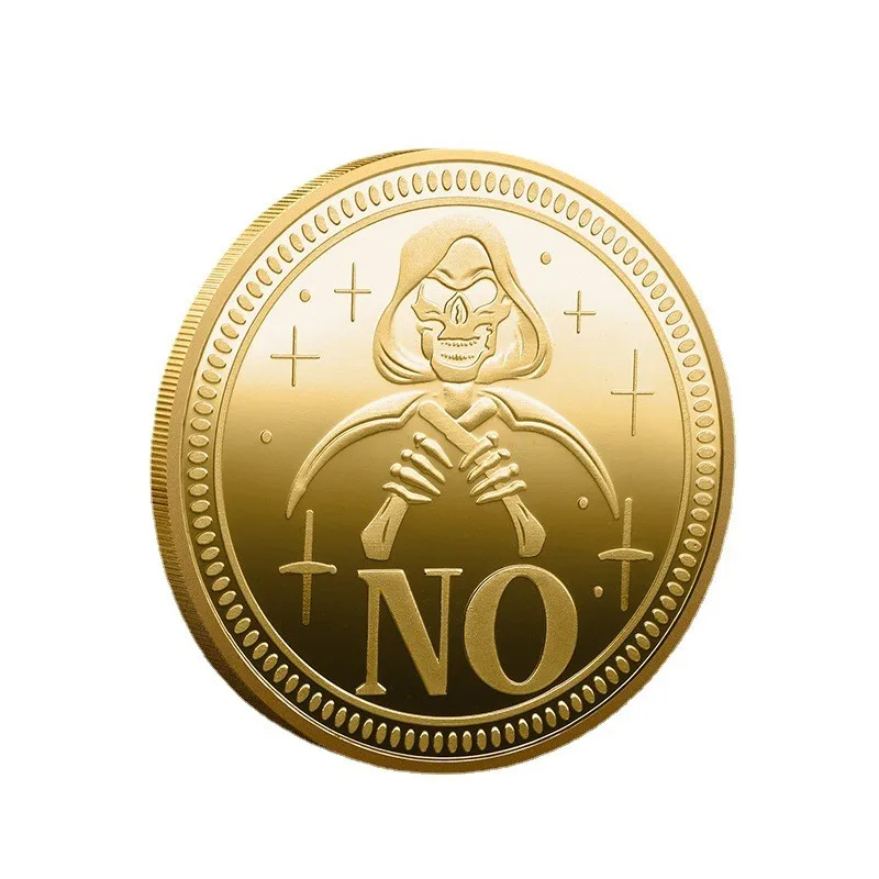 نعم أو لا عملة جعل القرار شارة تذكارية مزدوجة الوجهين تنقش تصفيح مجموعة قطعة Oui غير سحر عملة 1848 #4