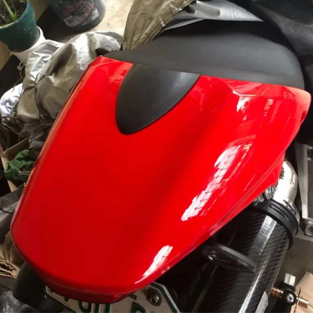 For Ducati Monster 696 795 1100 1100S 796 Seat Cover Cowl Fairing Rear Passenger Pillion Solo Motorcycle Accessories Carbon Red