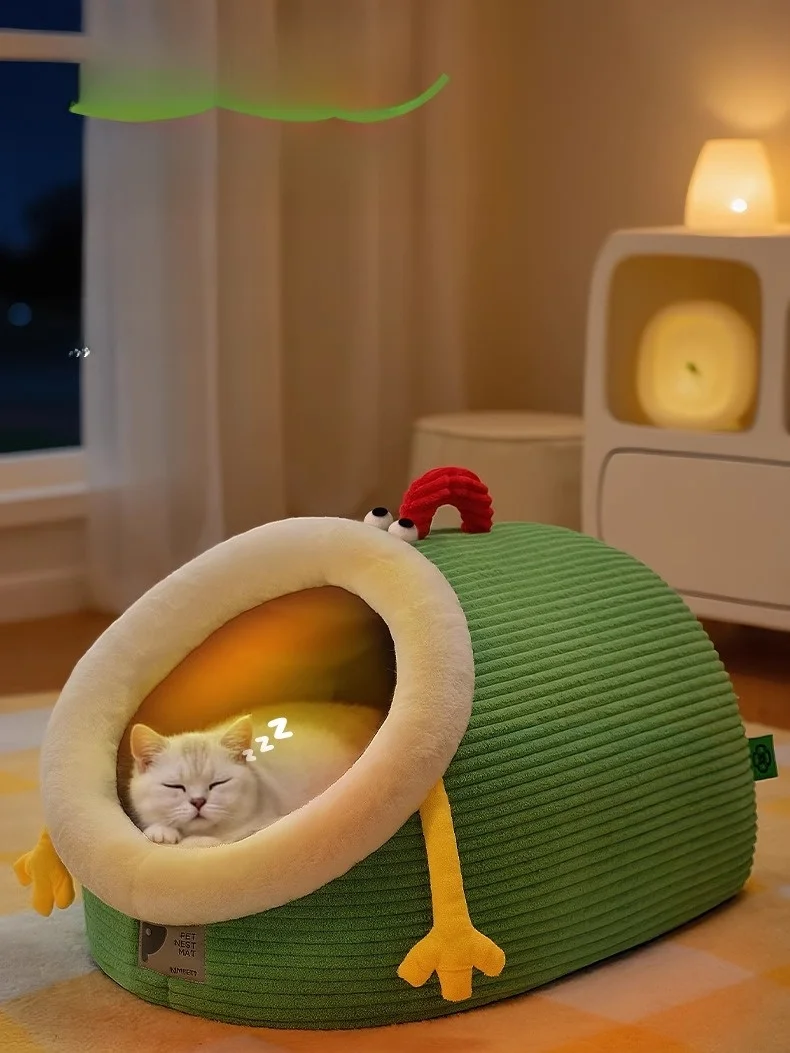 

Теплый разборный домик-лежанка для собак: всесезонный, универсальный, легко чистится, уютный домик для маленьких и средних собак