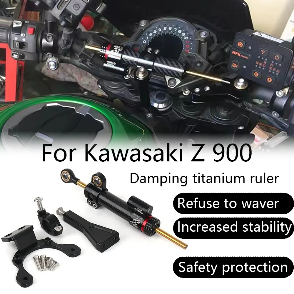 

Стабилизатор рулевого управления для Kawasaki Z 900 z900 Z900 2020 2021 2022 2023 2024New, демпфер и кронштейн для крепления мотоцикла
