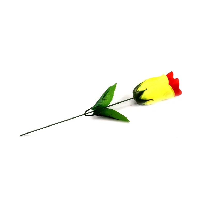 Discoloration Roses (Red Change Yellow) Rose Magic Tricks Change Valentine 'S Day Color Roses Flower Magic Trick Fun Toys