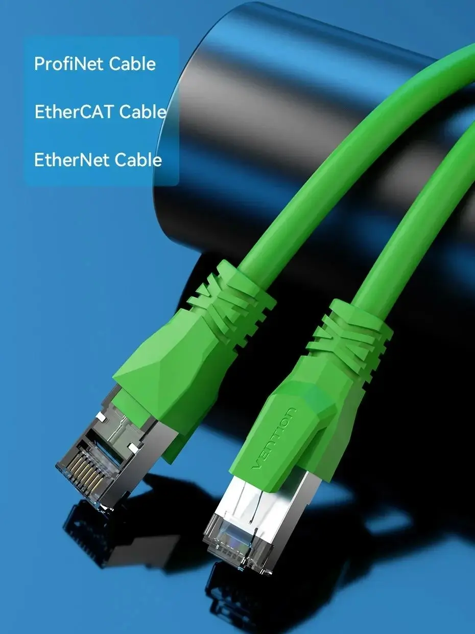 Vention Cat6A Bulk Ethernet-kabel 10Gbps SFTP Cat 6A Patch Cord voor ADSL PLC Servomotor Ethernet Swicth PC RJ45 Netwerkkabel - afbeelding 2