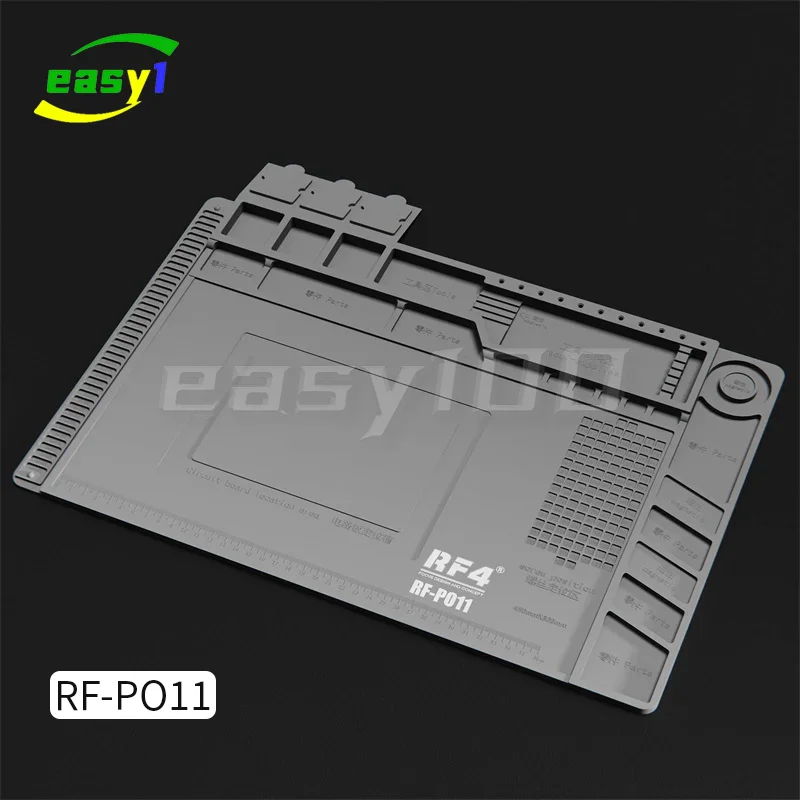 RF4 RF-PO11 Antistatic High Temperature Resistance Heat Insulation Pad For Mobile Phone Motherboard IC Chipping BGA Welding Mat