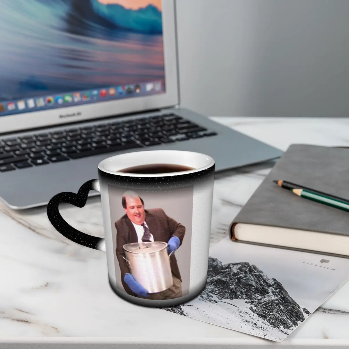 Kevin Chili The Office Malone Michael Scott Office Dunder Mifflin Mug Ceramic Coffee Cups Tea Mugs Milk Cup Drinkware Gifts