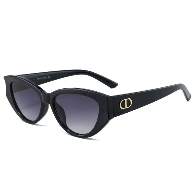 

Мужские и женские солнцезащитные очки «кошачий глаз» в большой оправе, солнцезащитные очки европейского и американского бренда, универсальные очки с градиентом