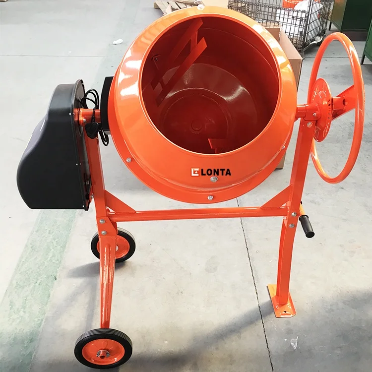 CM200 200L 110v 220 Portable Small Micro Motor Mud Mortar Cement Concrete Mixer 200L Household