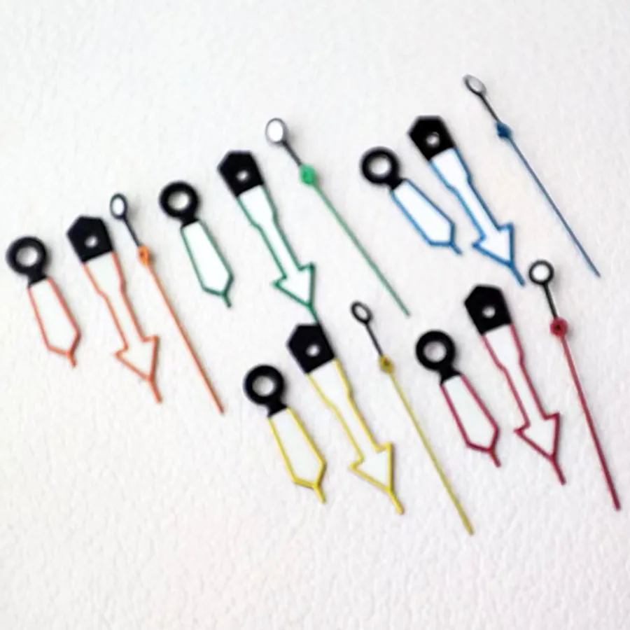 NH35 Hands Color Border Red Green Yellow Blue Orange Multi-Color Hands Green Luminous Hands Suitable For NH35 NH36 Movement