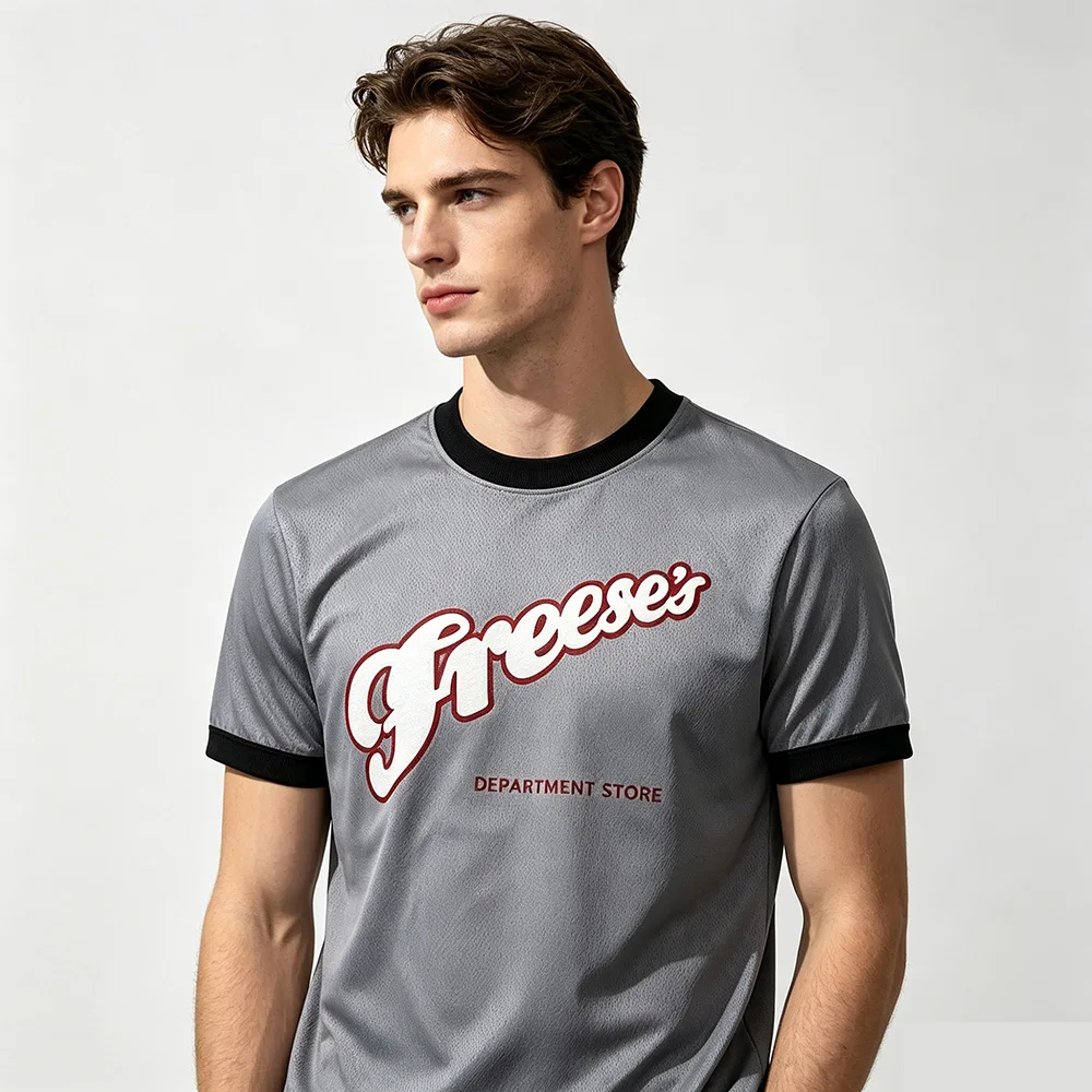 2026 Movie Graphic Cosplay Tee Freese'S Department Store T Shirts Richie Tozier Character Classic Tops Unisex Loose Mesh Jersey