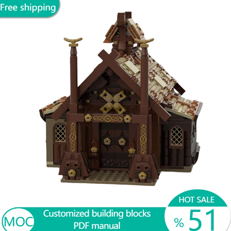 Juego de Batalla de Estrellas de 960 Piezas de Wooden House MOC, Bloques de Construcción Modulares Personalizables, Tecnología Simple, Juguete DIY para Niños, Regalo de Cumpleaños