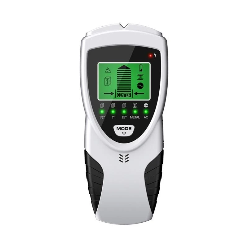 

652F Handheld Wall Scanning Electronic Wall Center Location Detector for Wood AC Wire Detection 5 in 1 Detector
