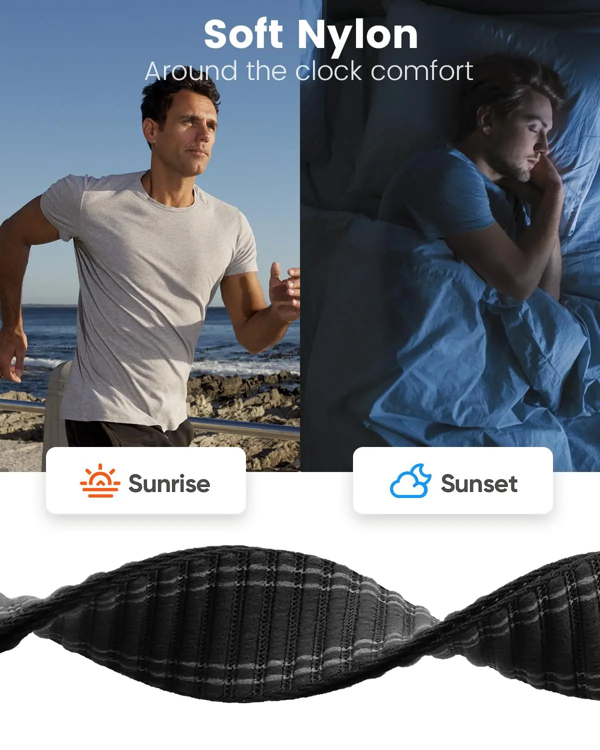 حلقة نايلون لساعة سامسونج جالاكسي الترا ستراب 47 ملم إكسسوارات رياضية قابلة للتنفس سوار جالاكسي ساعة 7 الترا باند 47 ملم