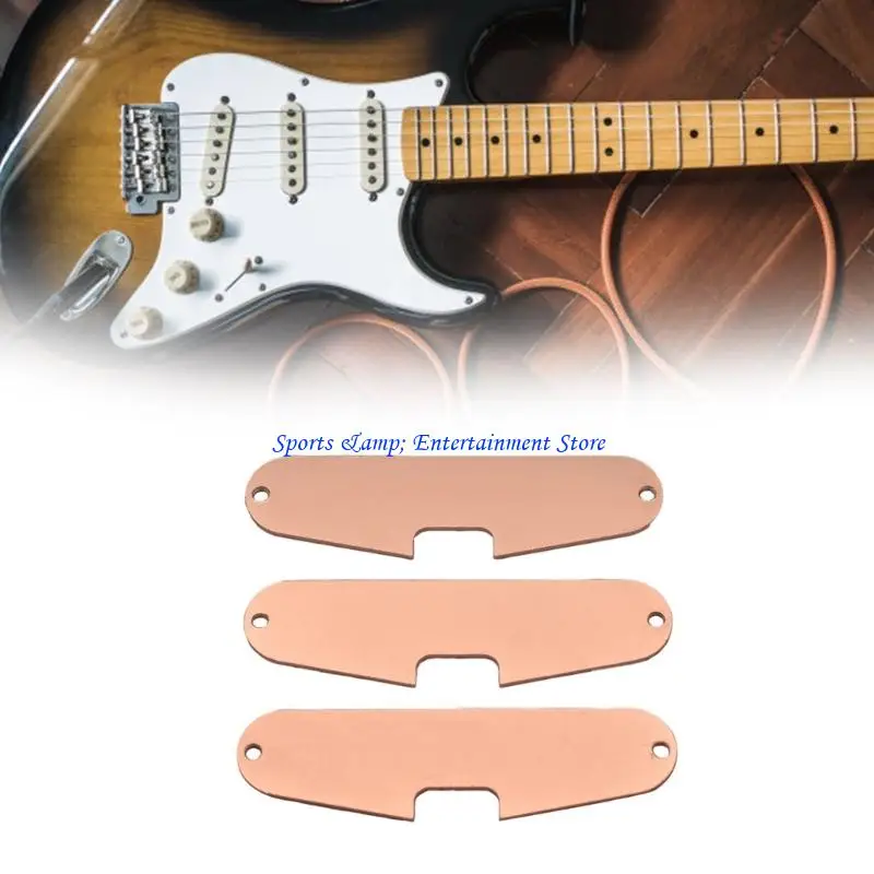 G7NF 3 Pack Single Coil Pickups Baseplate High Fidelitys Sound Reproduction Suitable for Live Performances and Recording