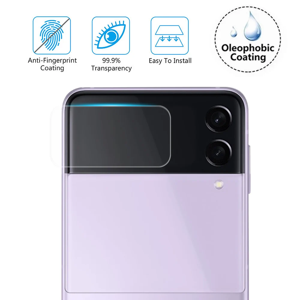 Flip4 Tempered Glass Protector For Samsung Galaxy Z Flip 4 5G 2022 Camera Lens Protective Glass Z-Flip4 Film For Galaxy Z Flip 4