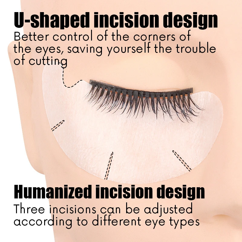 20/50/100 paires de patchs pour cils sous les yeux, tampon d'isolation, élimine l'hydrogel, autocollant, joint d'extension de cils, outils de maquillage