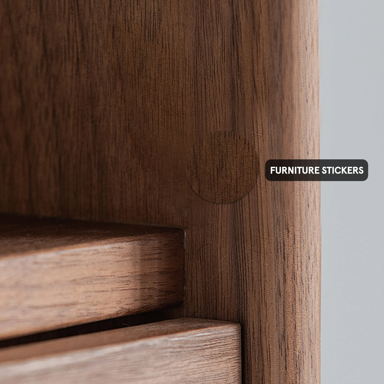 

15 Sheets Screw Hole Stickers Furniture Hole Covers Wood Texture Self-Adhesive Screw Cap Cover Stickers Strong Adhesion