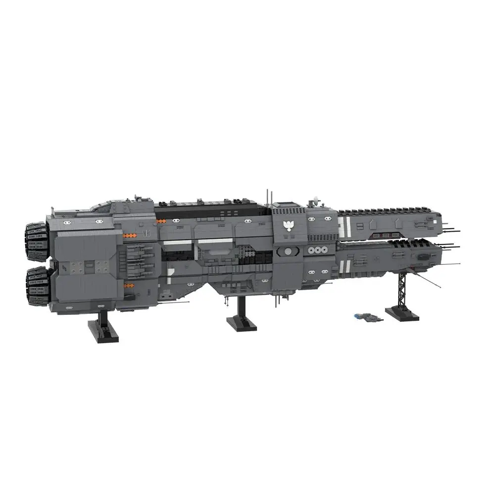 

MOC Artemis Class Battlecruiser Bricks UNSC Artemis Agrotera Spaceship Building Blocks Model Assembly Toys Kids Birthday Gifts