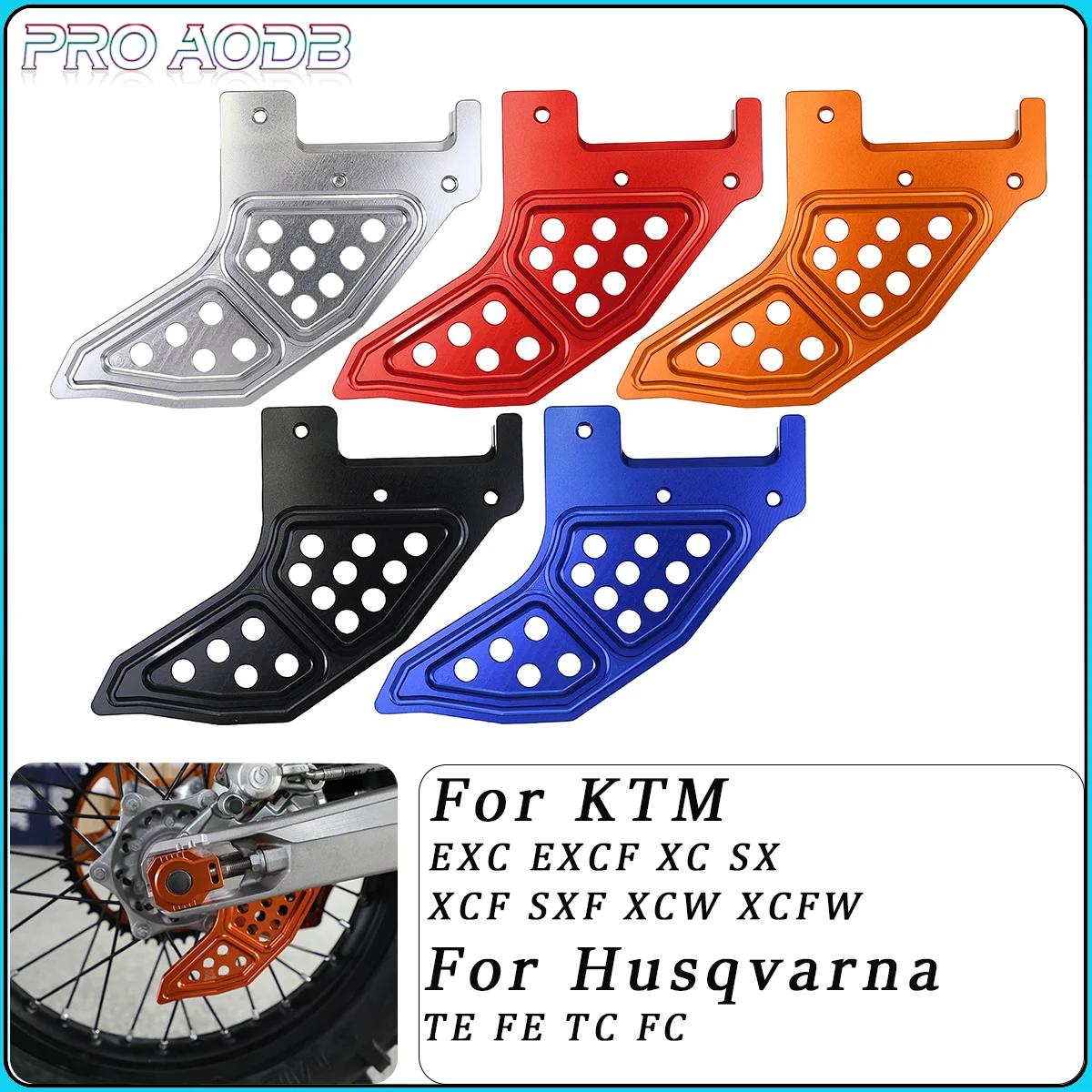 

CNC Rear Brake Disc Guard Protector For KTM EXC 300 200 250 SX 125 EXCF 350 450 530 XCW XCFW SXF XC XCF 6 Days TPI 2004-2023