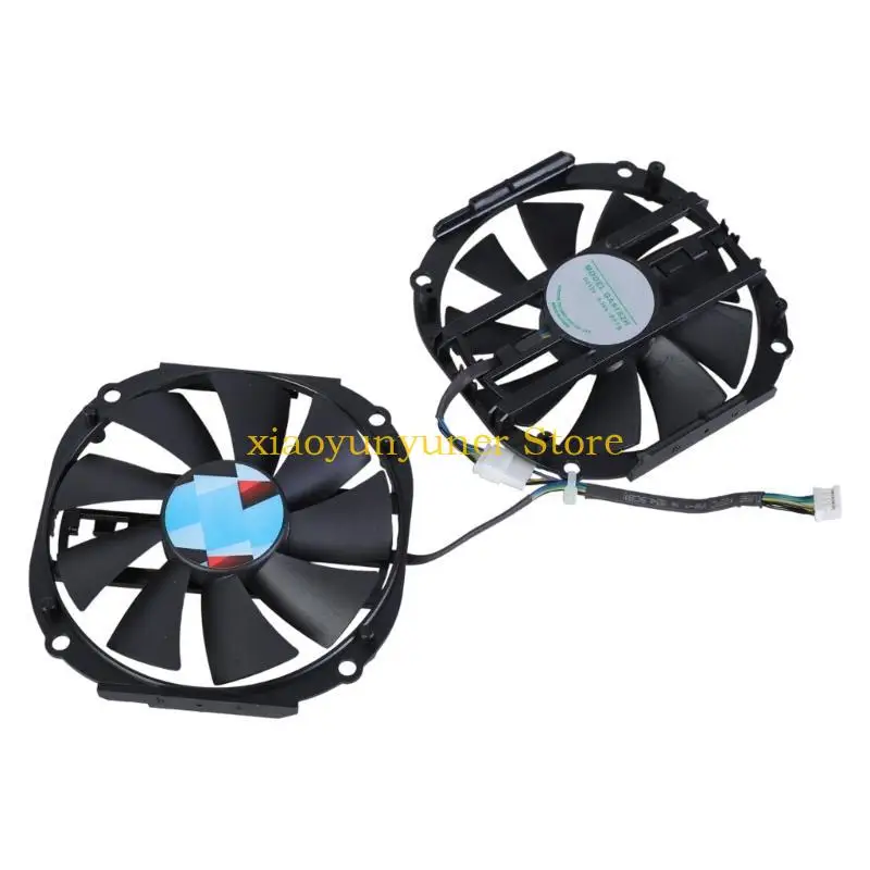 P9JB 2PCS 95mm 4GB GPU COOLER FAN FAN для YESTON RX480 570 580 Вентилятор видеокарты