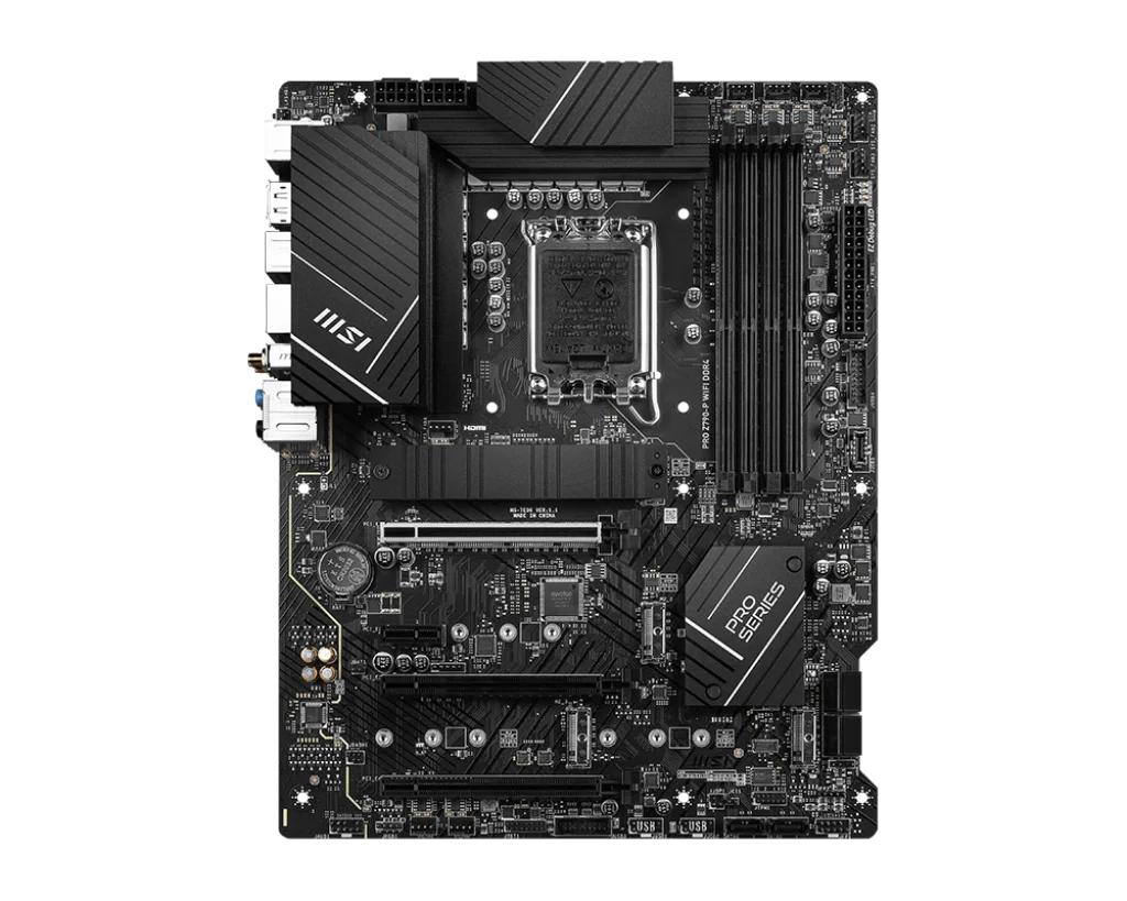 Gelée Z790 Carte Mère PRO Z790-P WIFI DDR4/DDR5 Carte Mère LGA 1700 128GB 256GB M.2 support 14900F 13900 13700 12400 12100 cpu