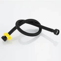 50/60 cm Plumbing Braided Flexible Water Water Supply Hose Faucet Heater Pipe Toilet Connection Inlet Pipe Kitchen Bathroom G1/2