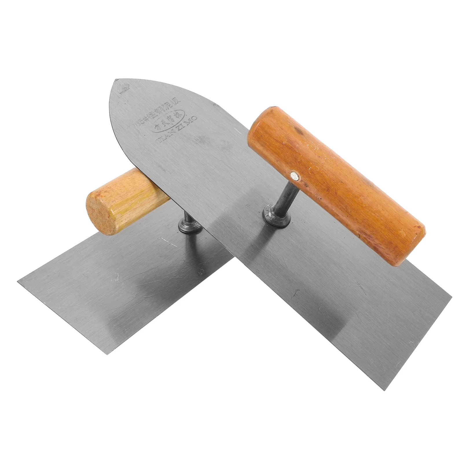 

2 шт., шпатель для разглаживания гипсокартона из нержавеющей стали, портативный инструмент для штукатурки для ремонта домашних стен, металлический шпатель для бетона