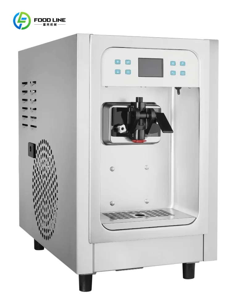 Single Nozzle Soft Serve Ice Cream Maker for Home Commercial Business Use Custom